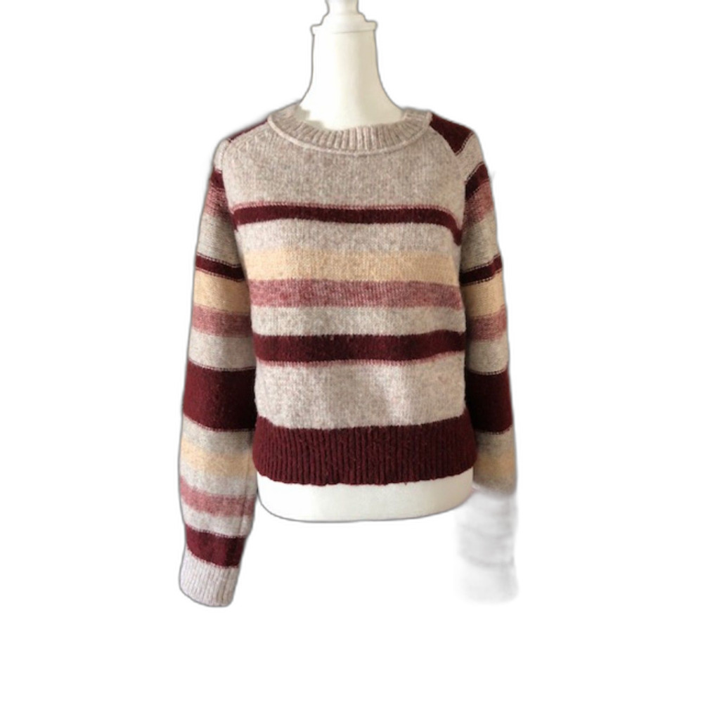 Y2K Retro Cropped Sweater with Mock Neck
